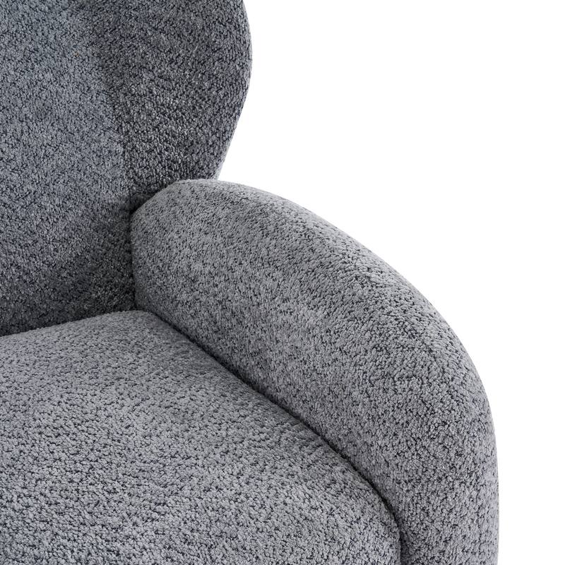 Christopher Knight Home - Wingback Modern Upholstered Club Chair with Wooden Legs