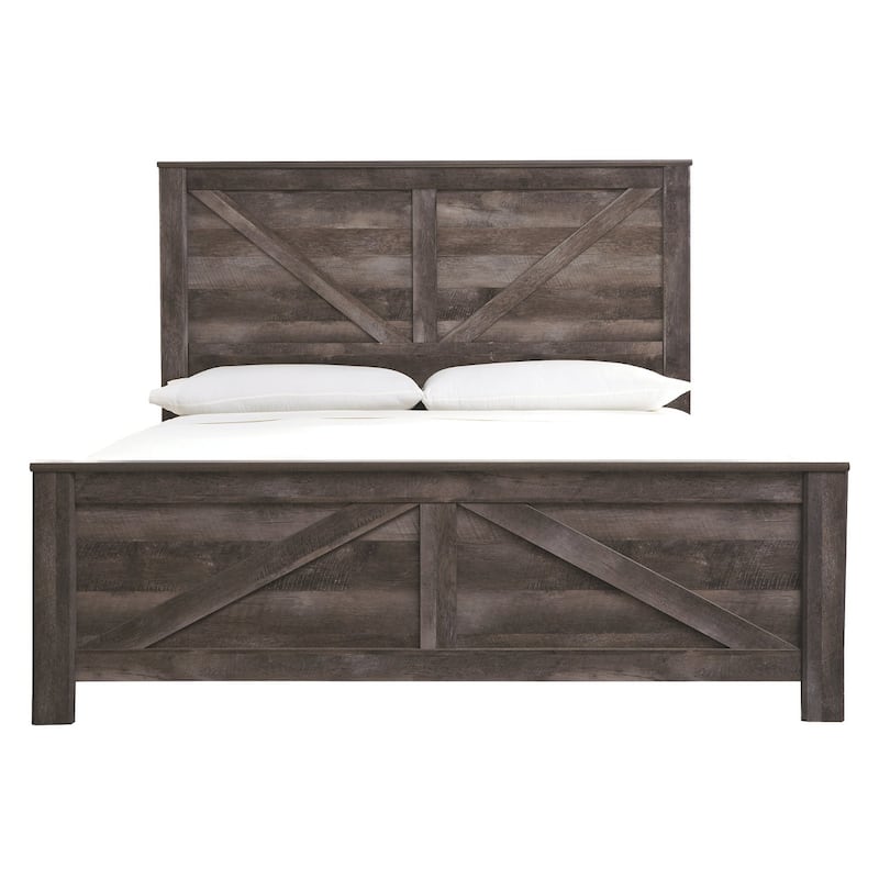 Wynnlow Cross-Buck Panel Bed.