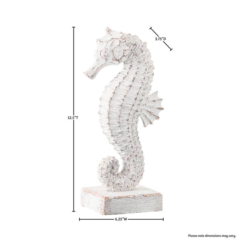 Resin 'Wicker' Seahorse 12.5"