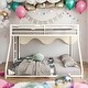 preview thumbnail 1 of 7, Twin Over Full Metal Bunk Bed with Strong Construction White