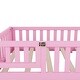 preview thumbnail 8 of 106, Twin/Full/Queen Size Floor Bed with Door, Wood Montessori Bed for Kids
