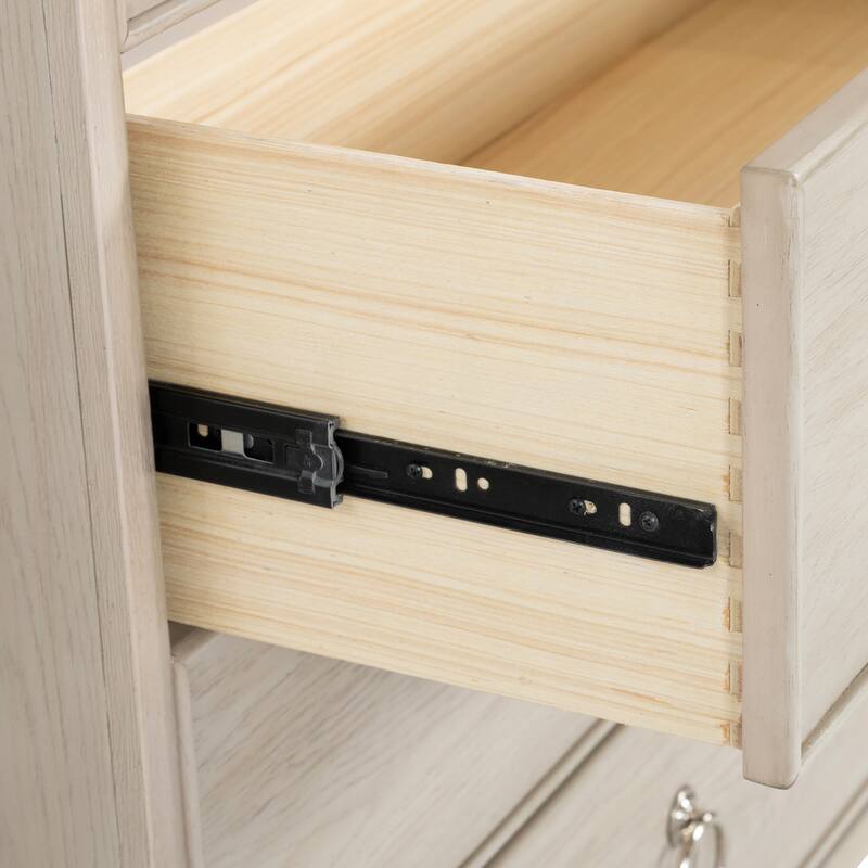 Furniture of America Fable Modern Solid Wood 5-Drawer Chest