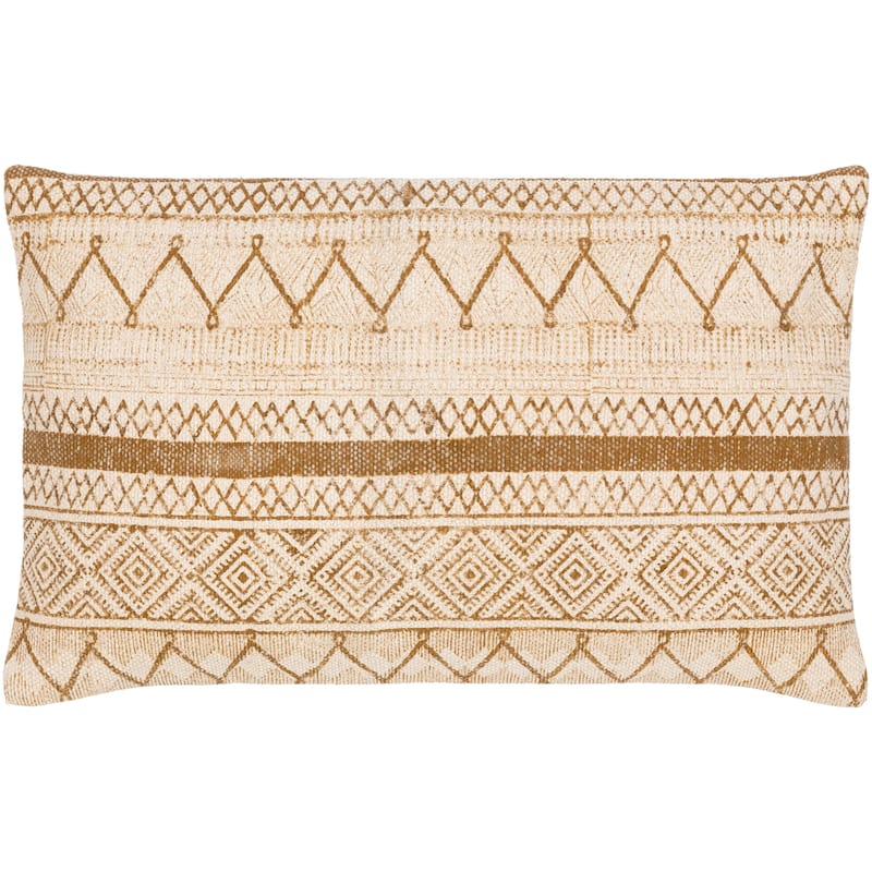 Kareena Cotton Geometric Pattern Throw Pillow