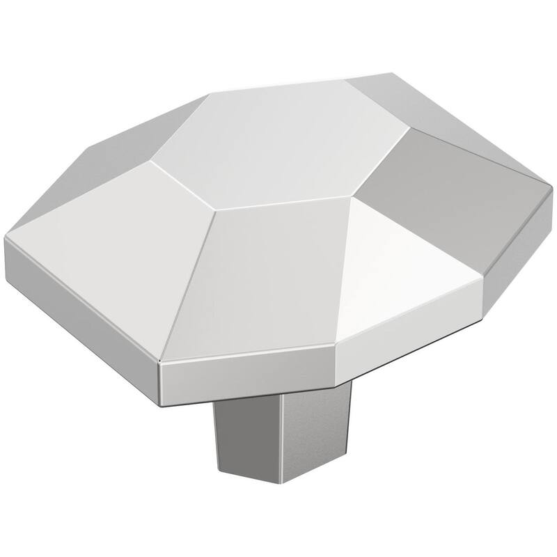 Amerock BP36641 St. Vincent 1-3/8" Geometric Cabinet Knob - Polished Chrome