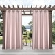 preview thumbnail 25 of 33, ATI Home Delano Indoor/Outdoor Grommet Top Curtain Panel Pair 54x120 - Blush