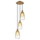 preview thumbnail 46 of 48, Innovations Lighting Endless Possibilities Ballston - Brookhaven Almond - 3 Light 13" Cord Hung Multi Pendant