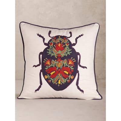 Udaipur Throw Pillow Cover, 20"x20"