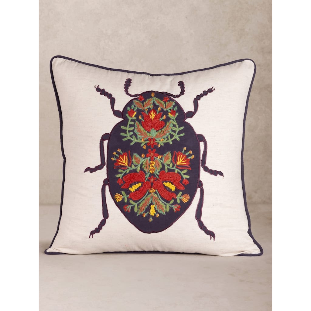 Udaipur Throw Pillow Cover, 20"x20"
