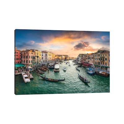 iCanvas "The Grand Canal in Venice, Italy" by Jan Becke Canvas Print