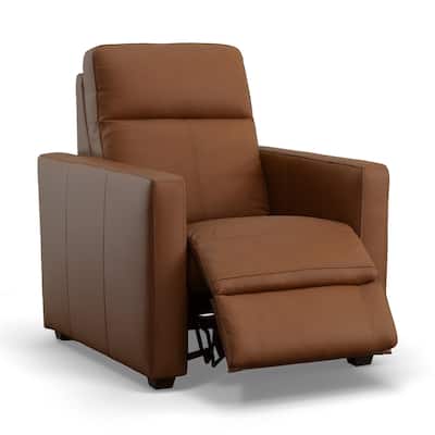 Broadway Leather Power Recliner with Power Headrest by Flexsteel