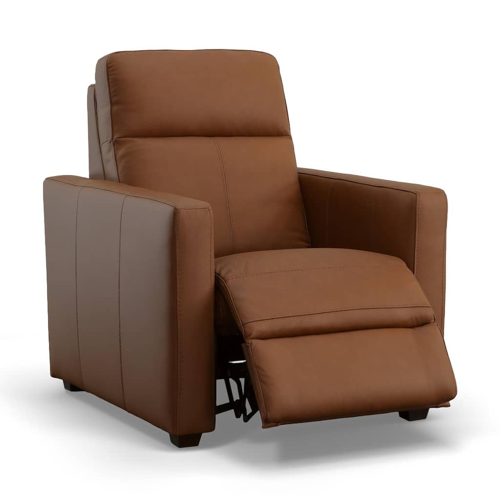 Broadway Leather Power Recliner with Power Headrest by Flexsteel