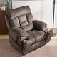 preview thumbnail 7 of 22, Overstuffed Chenille Power Lift Recliner,Lay Flat 71.5 " Length, Dual Motors Recliner with Massage/Heat Infinite Position