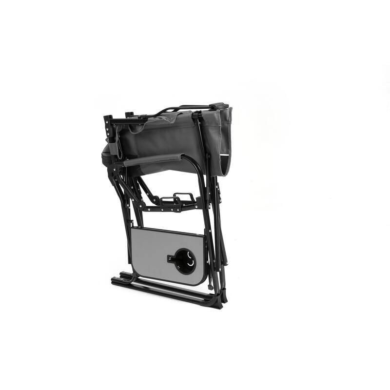 Camping Directors Chair, Heavy Duty,Oversized Portable Folding Chair With Side Table,Pocket For Beach