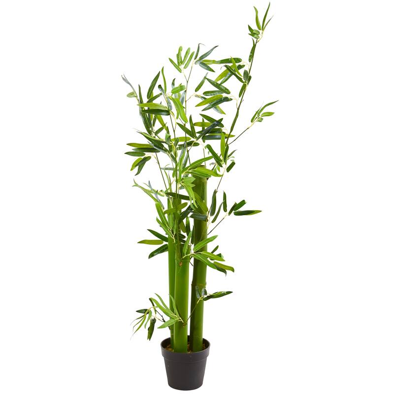 5' Green Bamboo Artificial Tree 60 Bed Bath & Beyond 36911595