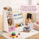 preview thumbnail 5 of 7, Open Children's Bookcase And Toy Storage Organizer With Drawers