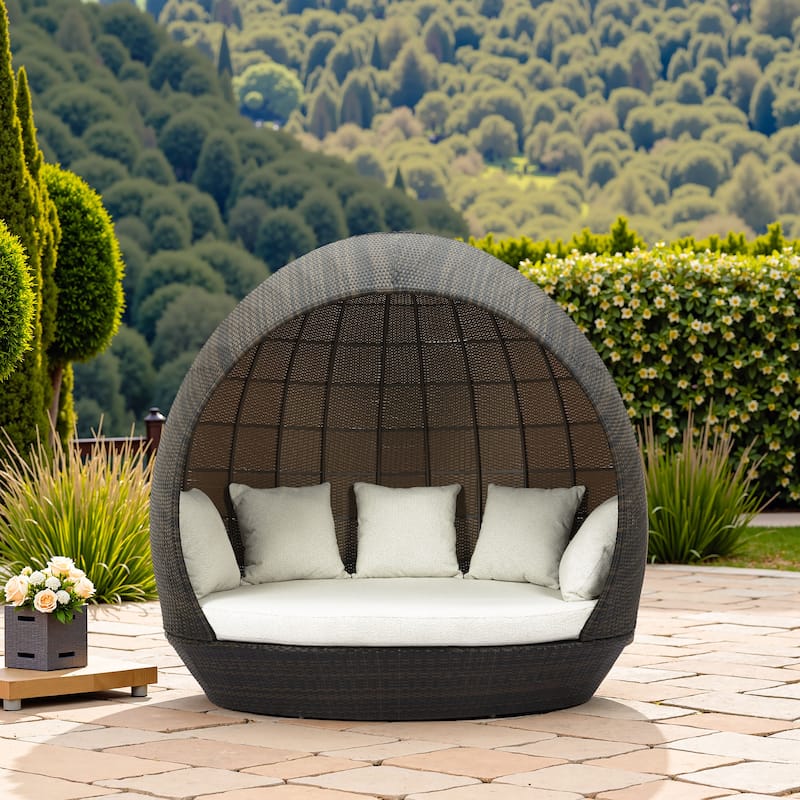 Marisol Beach Daybed Brown & Beige