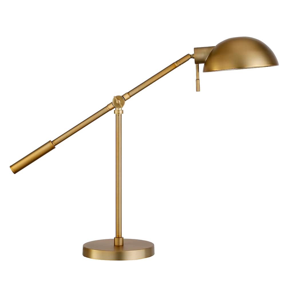 Dexter 23.25" Tall Boom Arm Table Lamp with Metal Shade