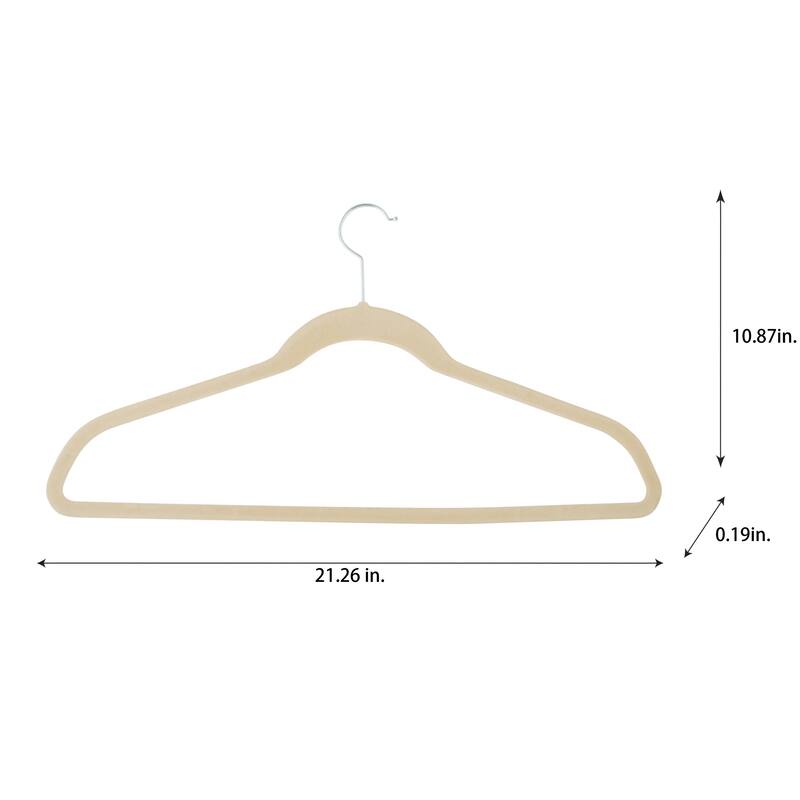 Simplify 24 Pack Extra Wide Velvet Coat Hangers