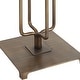 preview thumbnail 6 of 5, Uttermost Link Brushed Gold Floor Lamp - 19"W x 67"H x 19"D