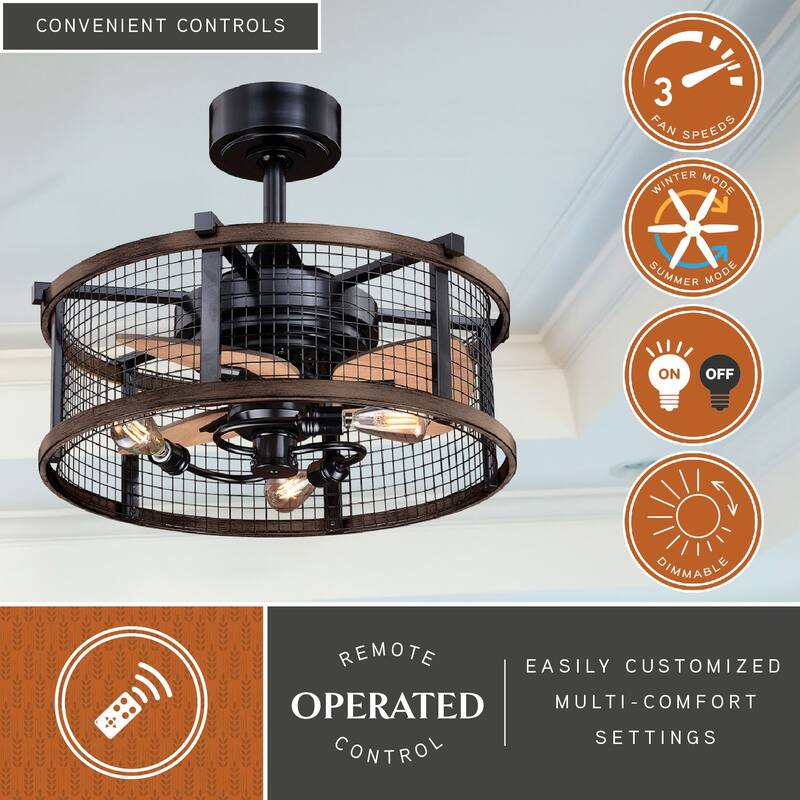 Carbon Loft Montrese 21-inch Ceiling Fan
