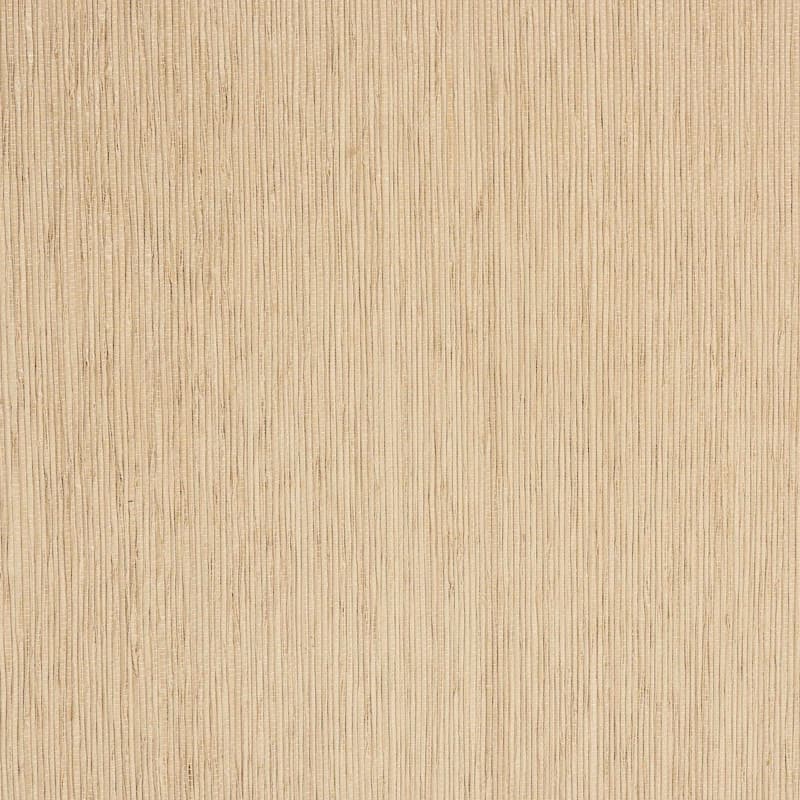 Mason Natural Grasscloth Coffee Table - Rectangular Accent Table with Scalloped Apron, Modern Coastal Living Room Centerpiece