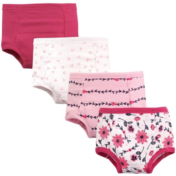 slide 1 of 1, Hudson Baby Infant and Toddler Girl Cotton Training Pants, Botanical, 12-18 Months - Botanical 12-18 Months - Botanical