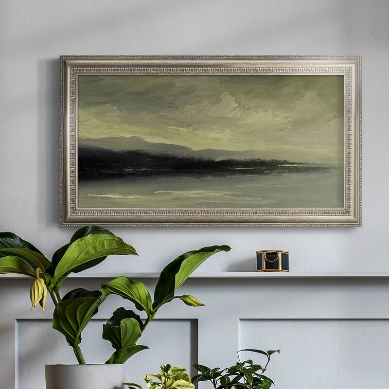 Coastal Dawn Premium Framed Canvas- Ready to Hang