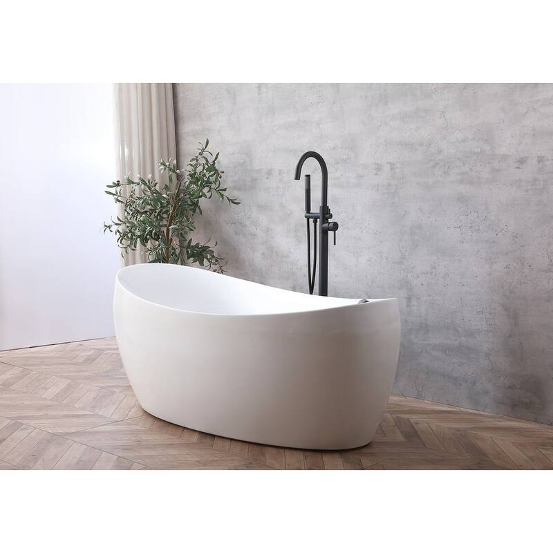 Elegant Lighting FAT-8001 Steven Floor Mounted Clawfoot Tub Filler