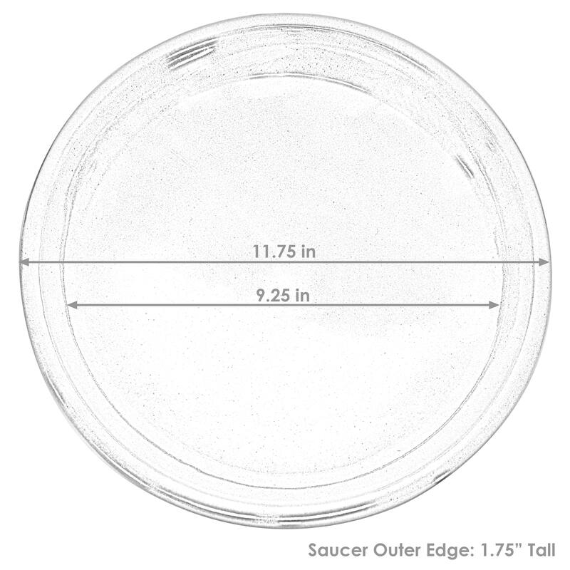 Sunnydaze Set of 2 Glazed Ceramic Planter Saucers - 9"