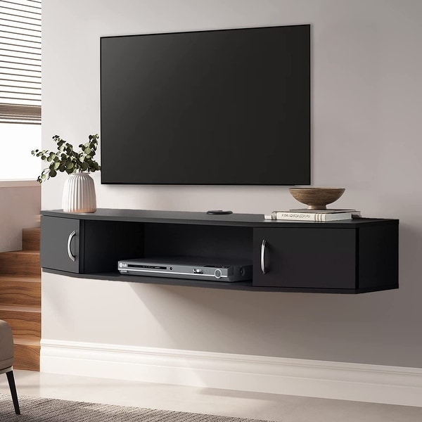 Modern tv best sale stand floating