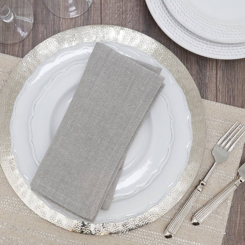Table Napkins With Shimmer Design (Set of 4)