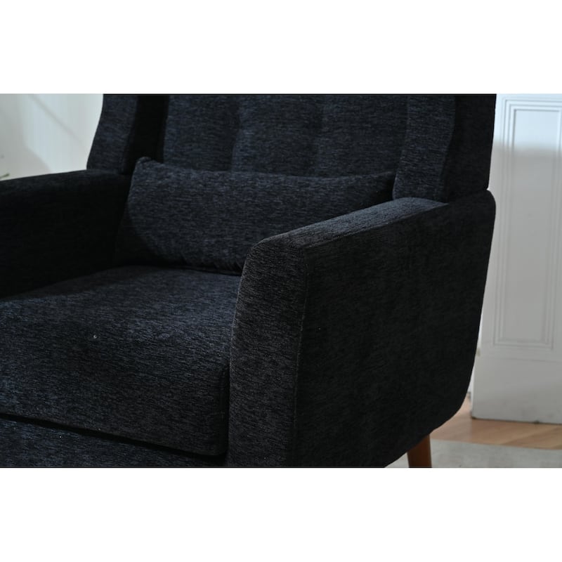 Modern Accent Chair Upholstered Foam Filled Living Room Chairs Comfy Reading Chair
