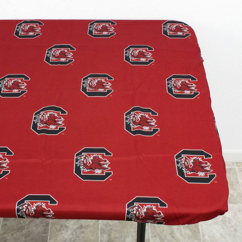 South Carolina Gamecocks Tailgate Fitted Tablecloth, 33" x 33", Card Table