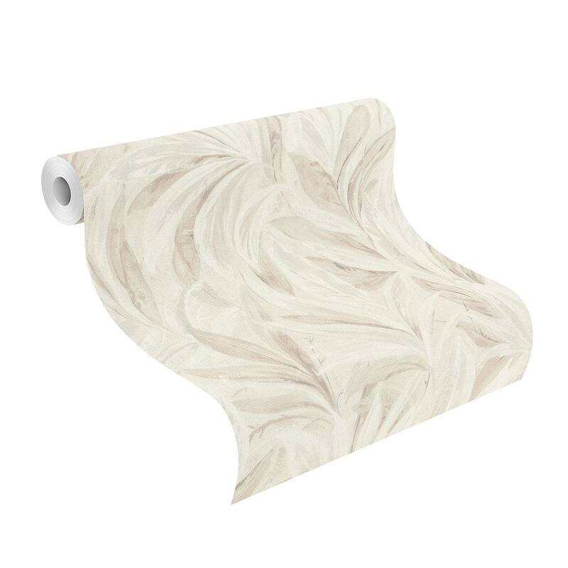 Rasch Rennie Ivory Leaves Wallpaper