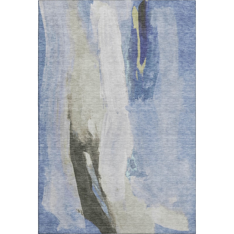 Premium Washable Super Soft Abstract Brushstrokes Mayfield Rug