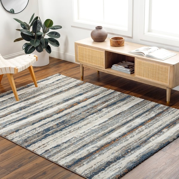 slide 2 of 12, Wenger Global Area Rug Blue/Gray - 5' 3" x 7'
