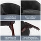 preview thumbnail 7 of 8, XINMICS Modern Accent Chair Upholstered Armchair for Living Room, Bedroom
