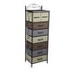preview thumbnail 1 of 5, Household Essentials Tower Storage Organizer with 8 Multicolor Drawers 8-drawer