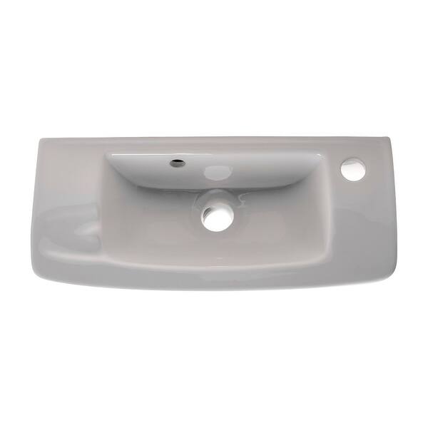 Shop Wall Mount Small Vessel Sink With Overflow Hole And