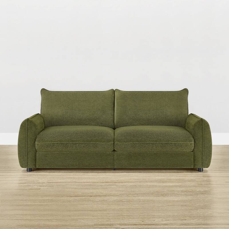 Spruce & Spring 2 Seat High Back Loveseat Sofa for Living Room