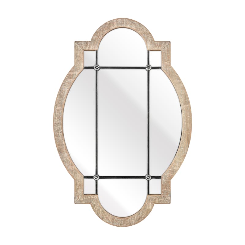 Elk Home Odette Wood Tone Wood Composite 21 Inch Wide Mirror