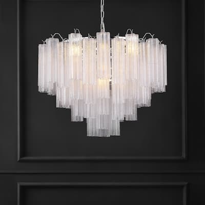 SAFAVIEH Couture Collection Breanna 74" Glass Chandelier - 30" W x 30" D x 74" H