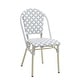 preview thumbnail 3 of 8, Furniture of America Portia French Metal Wicker Outdoor Bistro Chairs (Set of 2) - Set of 2
