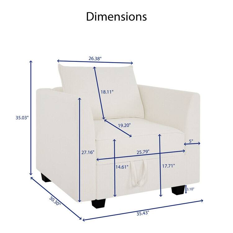 Modern Modular DIY Collection - Sturdy Wooden Frame - Versatile & Stylish Furniture for Living Room Bedroom