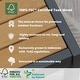 preview thumbnail 12 of 12, Amazonia FSC Teak Ravello 13pc Outdoor Patio Dining Set with Cushions - 13 pc