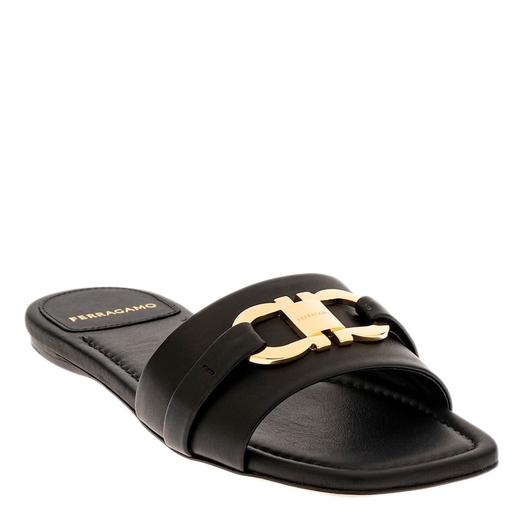Ferragamo Slides with Gancini
