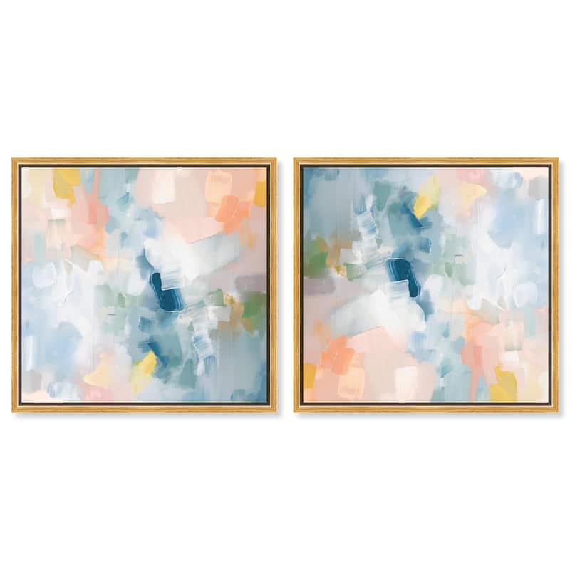 Gold Dust II Canvas by Art Remedy - 16" x 24" - Black