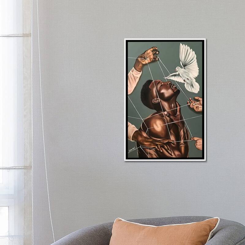 iCanvas "Spiritual Warfare" by Stina Aleah Framed Canvas Print