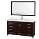 Option Espresso / Giotto Quartz Top / Brushed Chrome