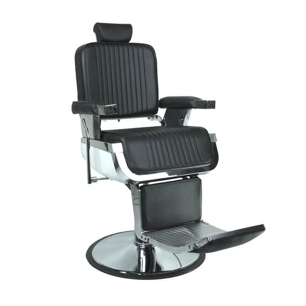 Jaxson All Purpose Hydraulic Recline Professional Vintage Lincoln Barber Chair Salon Equipment Black On Sale Overstock 32115206